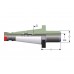 Оправка переходная ISO50 для инструмента с хвостовиком конус Морзе MK4x65мм DIN2080 форма A DEGERLI, фото 2
