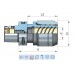 Патрон фрезерный EPS/PSK/CAPTO 80/C8 силовой прецизионный D20х100мм по ISO 26623-1 форма AD EROGLU, фото 2