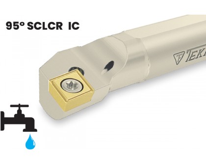 Резец токарный расточной с охлаждением KA116 A25R SCLCR 09 под пластину CCMT 0602 державка TEKNIK, фото 1