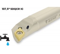 Резец токарный расточной с охлаждением KA146 A16Q SDQCR 11 под пластину DCMT 0702 державка TEKNIK