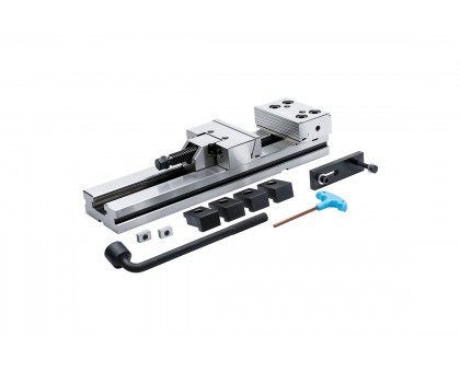 Тиски станочные прецизионные 125мм 0-150мм L345мм универсальные серия ATI стальные HRC58-62 KEMMLER, фото 1