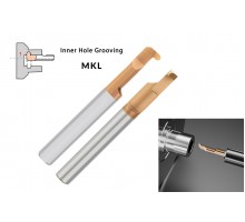 Микрорезец твердосплавный радиусная MKL-6-R0.5-L15 HRC58 с покрытием TiSiN для обработки внутренних канавок AGIR