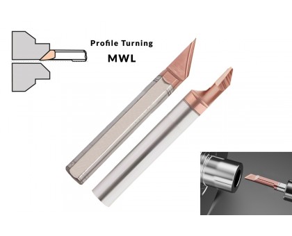 Микрорезец твердосплавный MWL-5-R0.2-A60-L15-60 HRC58 с покрытием TiSiN для снятия фасок в отверстиях AGIR, фото 1