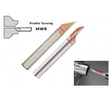 Микрорезец твердосплавный MWR-6-R0.4-A90-L22 HRC58 с покрытием TiSiN для снятия фасок в отверстиях AGIR