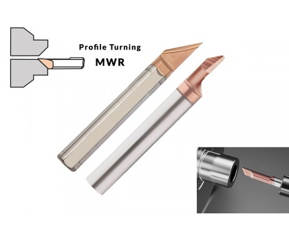 Микрорезец твердосплавный MWR-6-R0.4-A90-L22 HRC58 с покрытием TiSiN для снятия фасок в отверстиях AGIR, фото 1