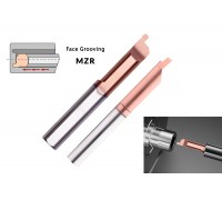 Микрорезец твердосплавный MZR-6-R0.75-L22 HRC58 с покрытием TiSiN для обработки глубоких торцевых канавок AGIR