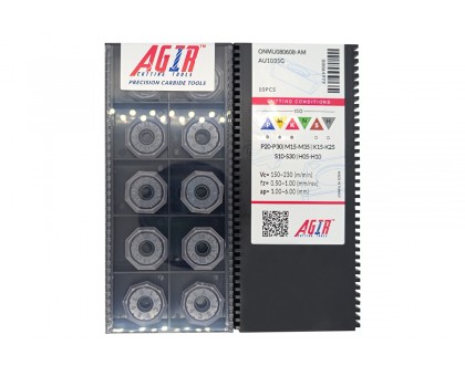 Твердосплавная пластина фрезерная ONMU 080608-AM AU1035G AGIR, фото 1