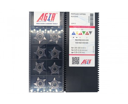 Твердосплавная пластина канавочная-отрезная PENTA 24N150 PF005 AU1035G AGIR, фото 1