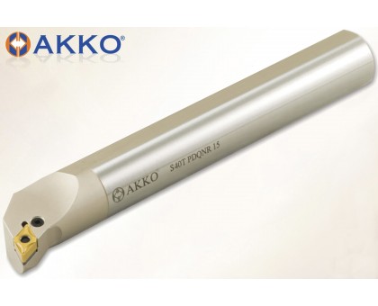 Резец токарный расточной S25S PDQNL 11 под пластину DNMG 1104 державка AKKO, фото 1