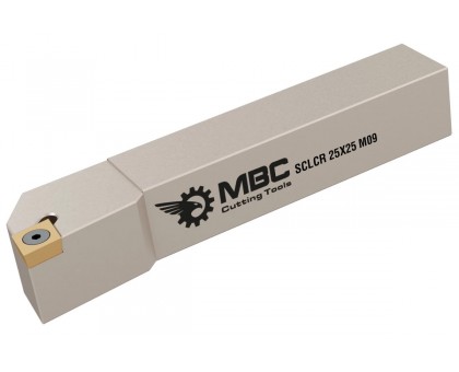 Резец токарный проходной SCLCR 1212 H09 под пластину CCMT 09T3.. державка MBC, фото 1