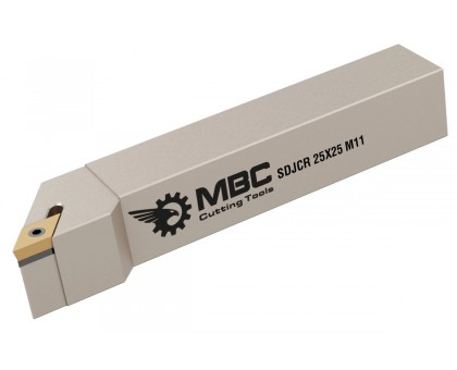 Резец токарный проходной SDJCL 0808 H07 под пластину DCMT 0702.. державка MBC, фото 1