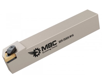 Резец токарный резьбовой SER 2525 M22 для наружной резьбы MBC, фото 1