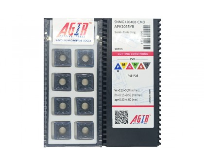 Твердосплавна пластина токарна SNMG 120408-CMD APK2035YB AGIR, фото 1
