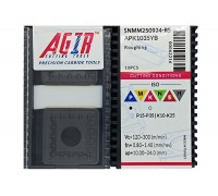 Твердосплавная пластина токарная SNMM 250924-RS APK1035YB AGIR