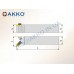Резец токарный радиусный SRGCR 2020 K12C под пластину RCMT 1204.. державка AKKO