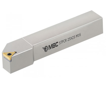 Резец токарный проходной STFCR 1616 H16 под пластину TCMT 16T3.. державка MBC, фото 1