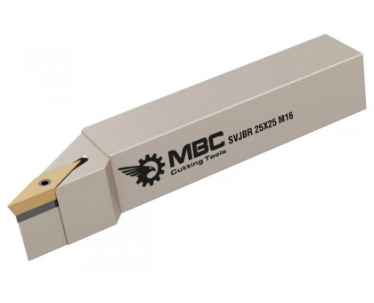 Резец токарный проходной SVJBR 2525 M16 под пластину VBMT 1604.. державка MBC, фото 1