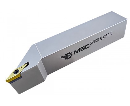 Резец токарный проходной SVJCR 2020 K11 под пластину VCMT 1103.. державка MBC, фото 1