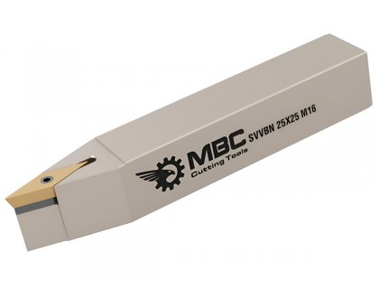 Резец токарный проходной SVVBN 1616 H11 под пластину VBMT 1103.. державка MBC, фото 1