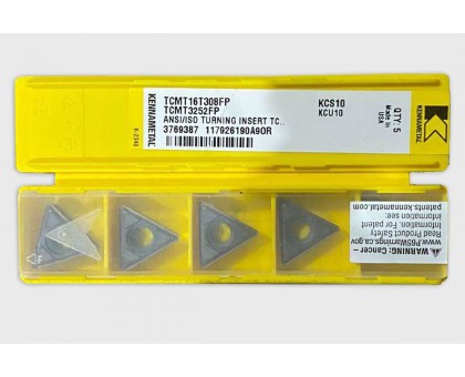 Твердосплавная пластина токарная TCMT 16T308-KF KCS10 KENNAMETAL, фото 1