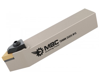 Резец токарный проходной TDNNN 2020 K15 под пластину DNMG 1506.. державка MBC, фото 1