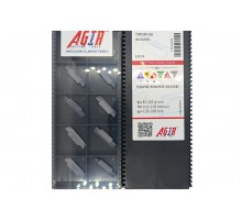 Твердосплавная пластина канавочная-отрезная TDXU 5E-0.8 AU1035G AGIR
