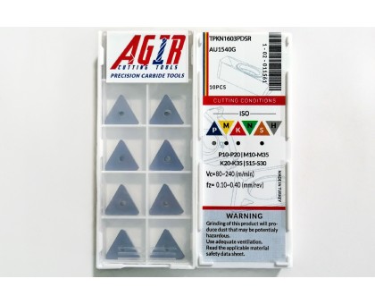 Твердосплавная пластина фрезерная TPKN 1603PDSR AU1540G AGIR, фото 1