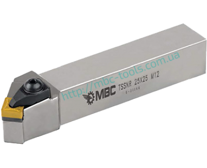 Резец токарный проходной TSSNL 3232 P15 под пластину SNMG 1506.. державка MBC, фото 1