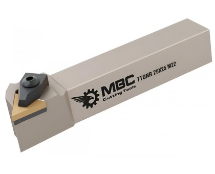 Резец токарный проходной TTGNR 2525 M16 под пластину TNMG 1604.. державка MBC, фото 1