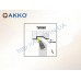 Резец токарный проходной TVHNR 2020 K16 под пластину VNMG 1604.. державка AKKO