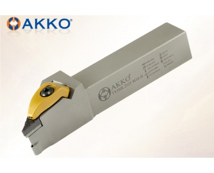 Резец токарный проходной с охлаждением TVJNR 2525 M16-H под пластину VNMG 1604.. державка AKKO, фото 1