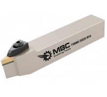 Резец токарный проходной TVNNN 4040 R16 под пластину VNMG 1604.. державка MBC