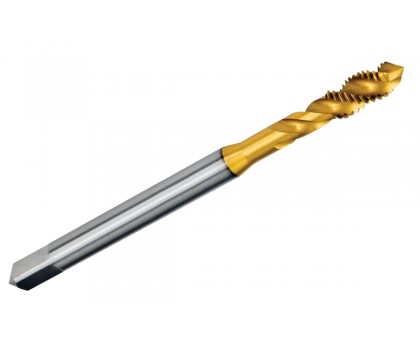 Метчик винтовой M8x1.25 машинный HSS-G Standart с покрытием TiN DIN 371 для глухих отверстий Form C/35° RSP AGIR, фото 1