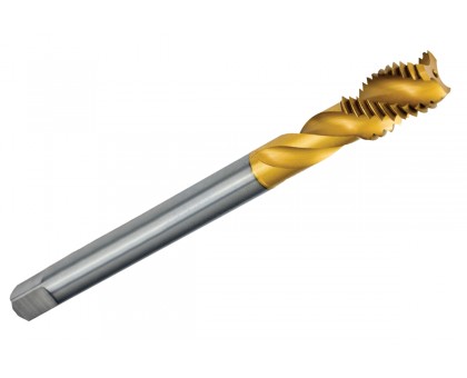 Мітчик гвинтовий M6x1,0 машинний HSS-G Standart з покриттям TiN DIN 376 для глухих отворів Form C/35° RSP AGIR, фото 1