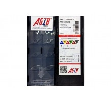 Твердосплавная пластина токарная VBMT 110304-CM APK1035YB AGIR Твердосплавная пластина токарная VBMT 110304-CM APK1035YB AGIR