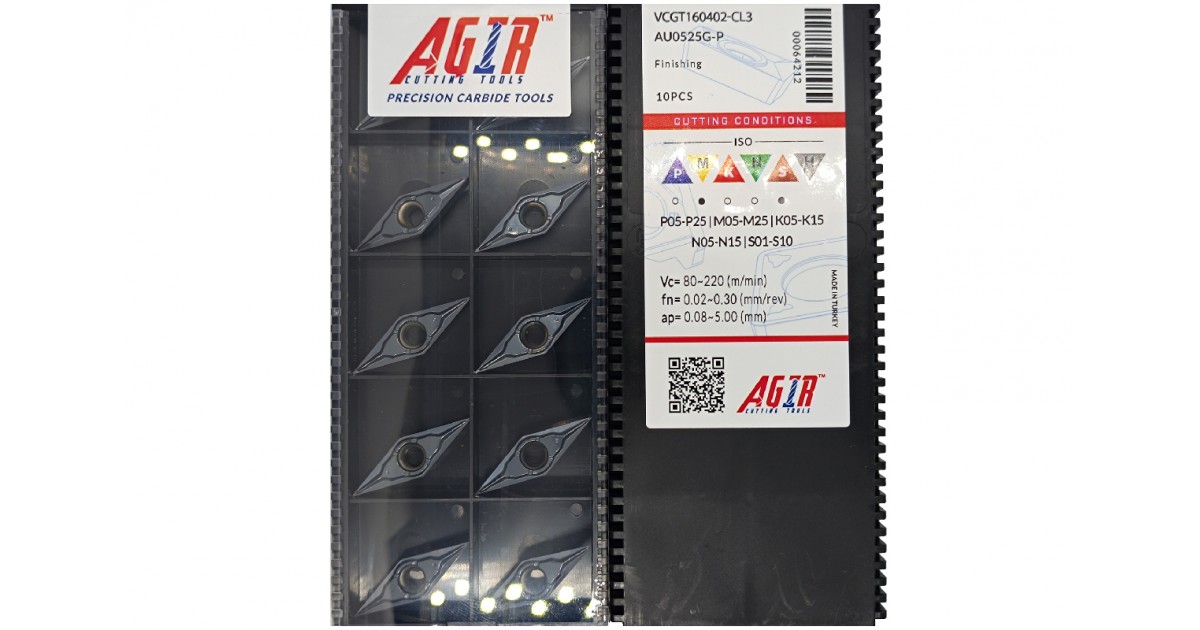 TARPtoWANTKEY　TTW Scale Plate Твердосплавная пластина токарная VCGT 160402-CL3 AU0525G-P AGIR