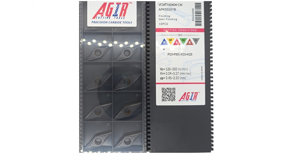 TVpad３ Твердосплавная пластина токарная VCMT 160404-CM APK1035YB AGIR