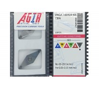 Твердосплавная пластина токарная с вставками VNGA 160404-4N CBN AGIR