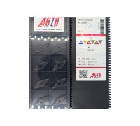 Твердосплавная пластина токарная по чугуну VNMG 160408-KM AK1035YB AGIR