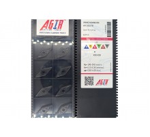 Твердосплавная пластина токарная по чугуну VNMG 160408-KM AK1035YB AGIR