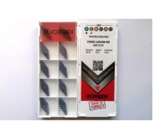 Твердосплавная пластина токарная VNMG 160408-NR VKP2175 VORGEN Твердосплавная пластина токарная VNMG 160408-NR VKP2175 VORGEN