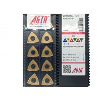 Твердосплавная пластина сверлильная WCMX 080412-CD AU2040Y-P AGIR
