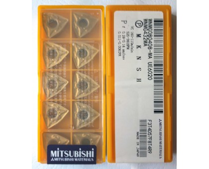 Твердосплавная пластина токарная WNMG 080408-MA UE6020 MITSUBISHI