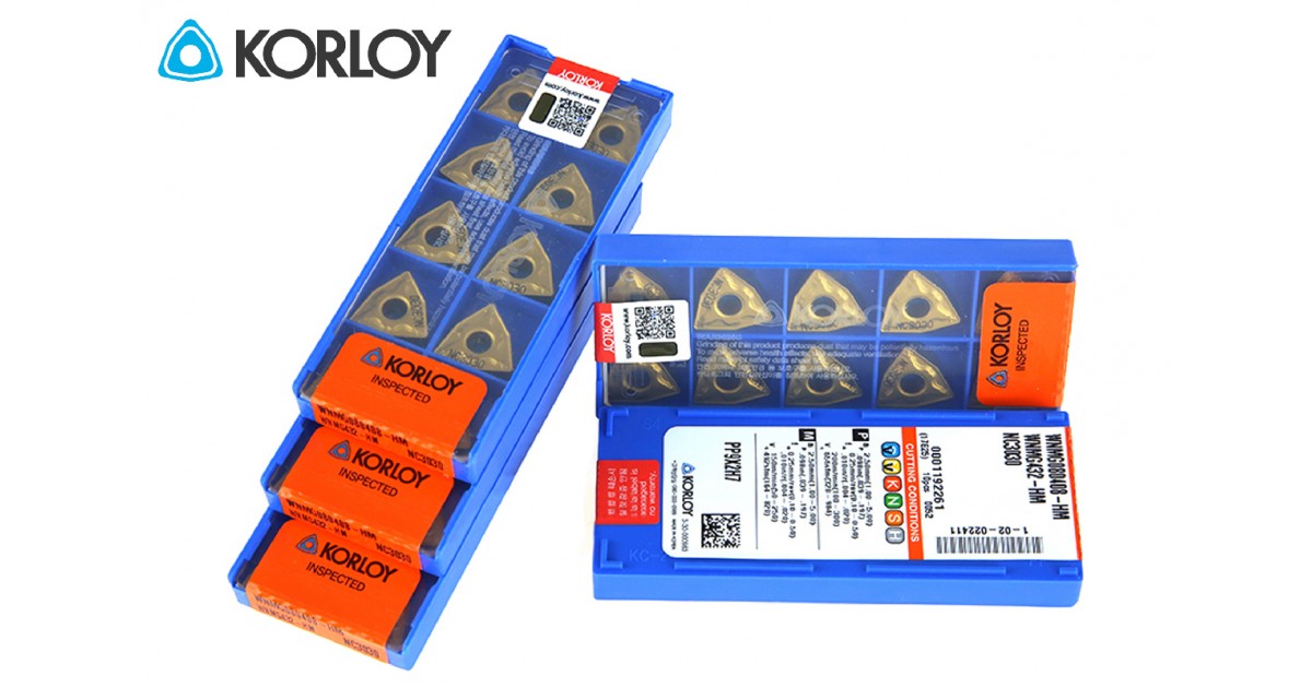 Твердосплавная пластина токарная WNMG 080408-HM NC3030 KORLOY