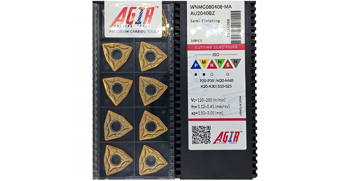 うみ Твердосплавная пластина токарная WNMG 080408-MA AU2040BZ AGIR