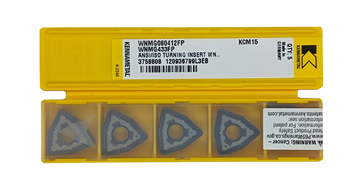 MANAKANA専用 Твердосплавная пластина токарная WNMG 080412-FP KCM15 KENNAMETAL