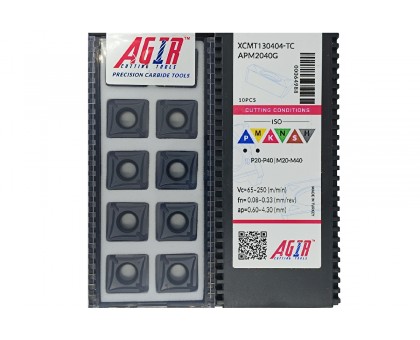 Твердосплавная пластина сверлильная XCMT 130404-ТC APM2040G AGIR, фото 1